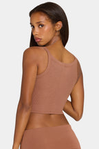Chic ButterCloud Tank Top in Cocoa