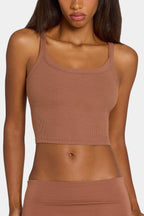 Chic ButterCloud Tank Top in Cocoa