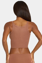 Chic ButterCloud Tank Top in Cocoa
