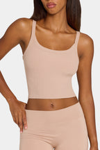 Chic ButterCloud Tank Top in Oatmeal
