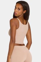 Chic ButterCloud Tank Top in Oatmeal