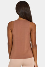 Chic ButterCloud Slouchy Tank Top in Cocoa
