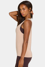 Chic ButterCloud Slouchy Tank Top in Oatmeal