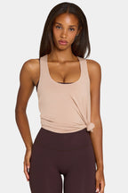 Chic ButterCloud Slouchy Tank Top in Oatmeal