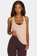 Chic ButterCloud Slouchy Tank Top in Oatmeal