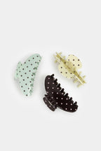 Chic Claw Clip 3-Pack in Multi