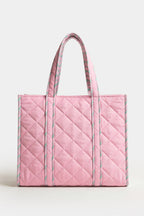Chic Jersey Tote Bag in Sweet Pink