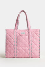 Chic Jersey Tote Bag in Sweet Pink