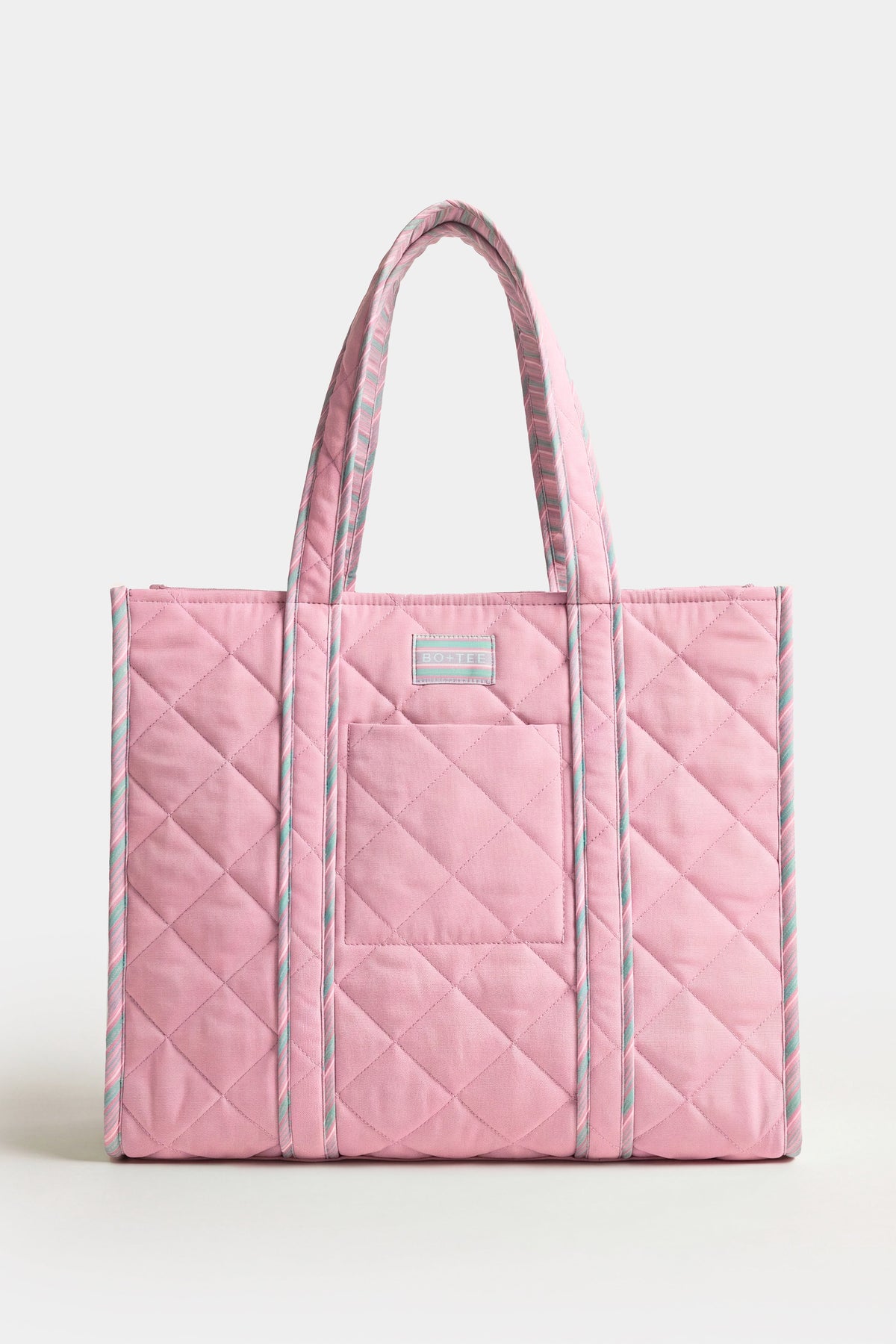 Chic Jersey Tote Bag in Sweet Pink