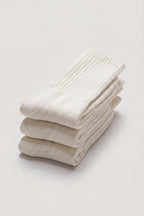 Chic Pilates 3-Pack Socks Bundle in Coconut