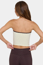 Chic Soft Active Bandeau Top in Cookie Butter
