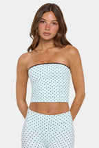Chic Soft Active Bandeau Top in Mint Chip