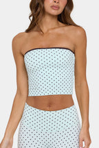 Chic Soft Active Bandeau Top in Mint Chip