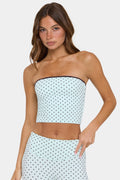 Chic Soft Active Bandeau Top in Mint Chip
