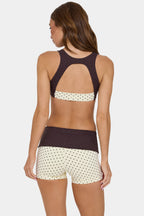 Chic Soft Active Medium-Impact Sports Bra in Cookie Butter