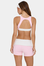 Chic Soft Active Medium-Impact Sports Bra in Cotton Candy