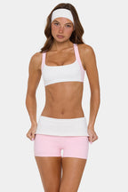 Chic Soft Active Medium-Impact Sports Bra in Cotton Candy