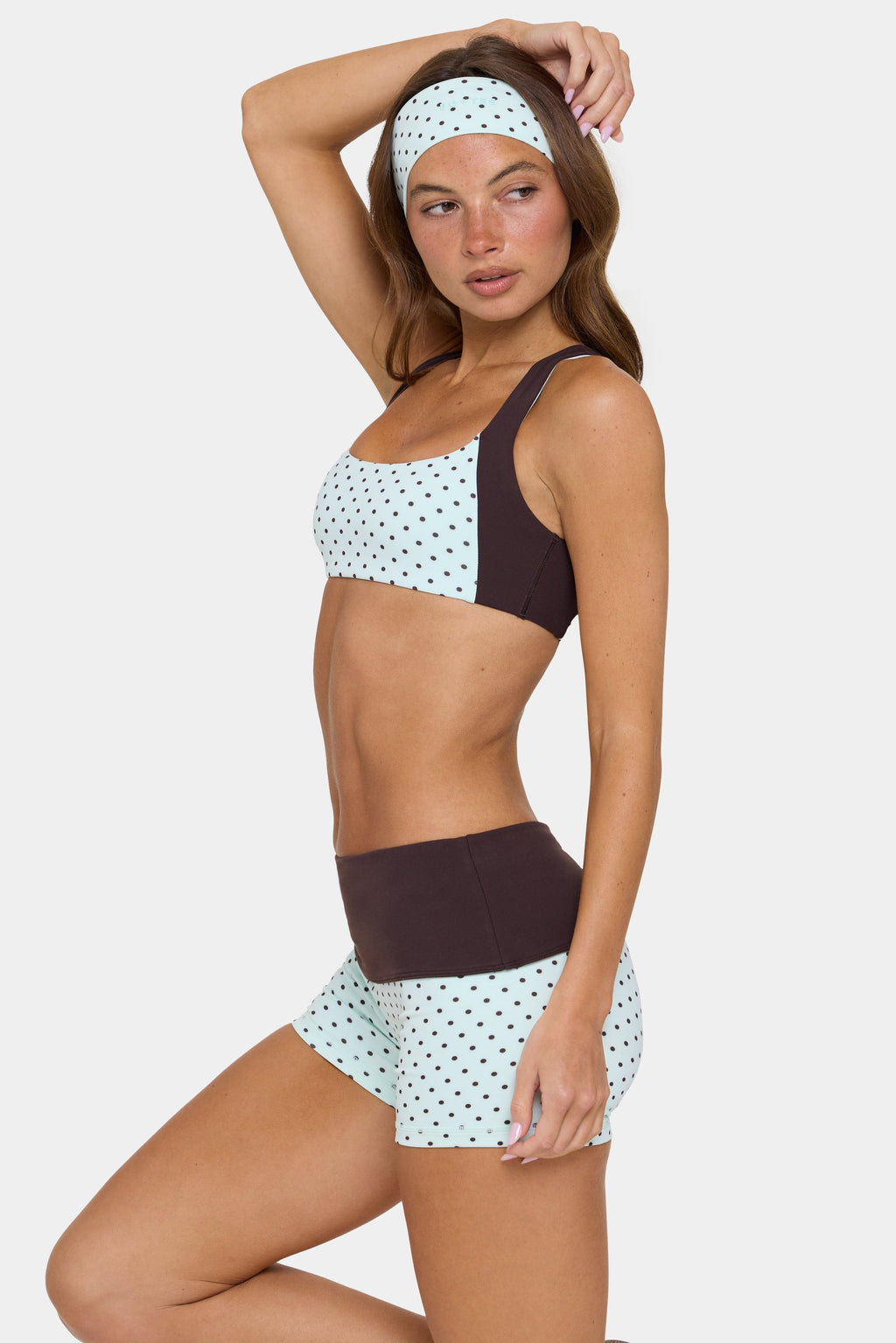 Chic Soft Active Medium-Impact Sports Bra in Mint Chip