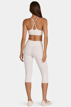 Chic Soft Active Capri Leggings in Coconut