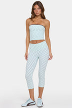 Chic Soft Active Capri Leggings in Mint Chip