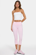 Chic Soft Active Capri Leggings in Sorbet