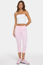 Chic Soft Active Capri Leggings in Sorbet