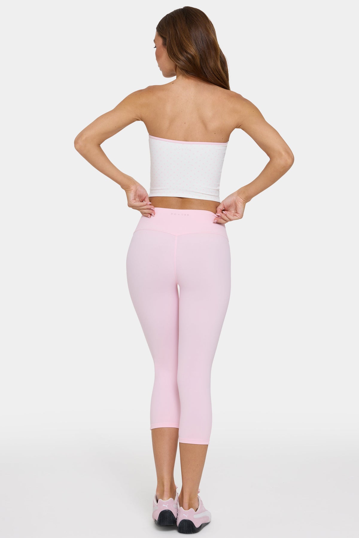 Chic Soft Active Capri Leggings in Sorbet