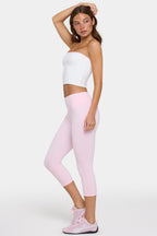 Chic Soft Active Capri Leggings in Sorbet
