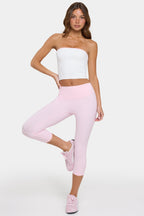 Chic Soft Active Capri Leggings in Sorbet