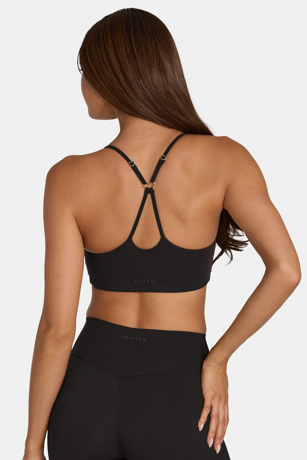 Chic Soft Active Low-Impact Sports Bra in Black