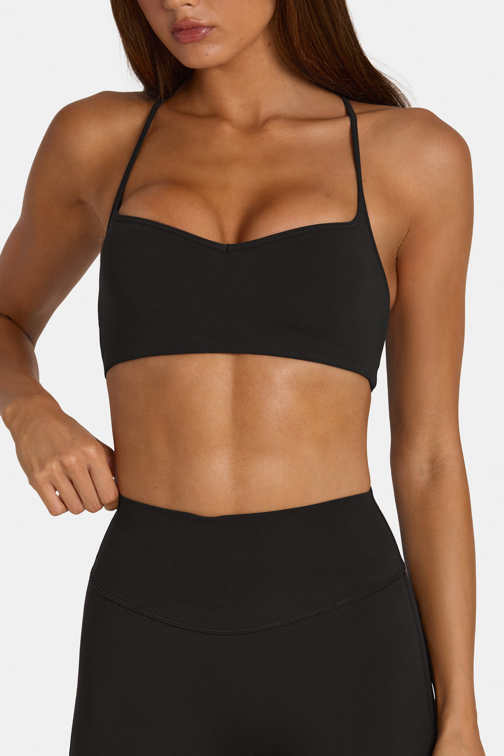 Chic Soft Active Low-Impact Sports Bra in Black
