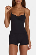 Chic Soft Active Tank Top in Black