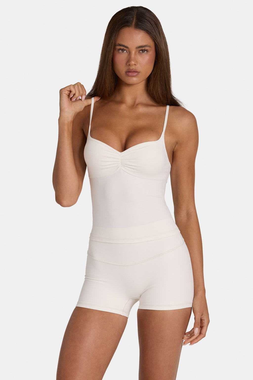 Chic Soft Active Tank Top in Coconut