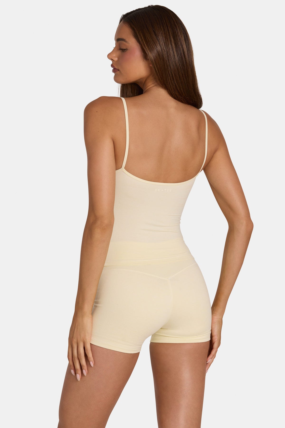 Chic Soft Active Tank Top in Lemon Marl