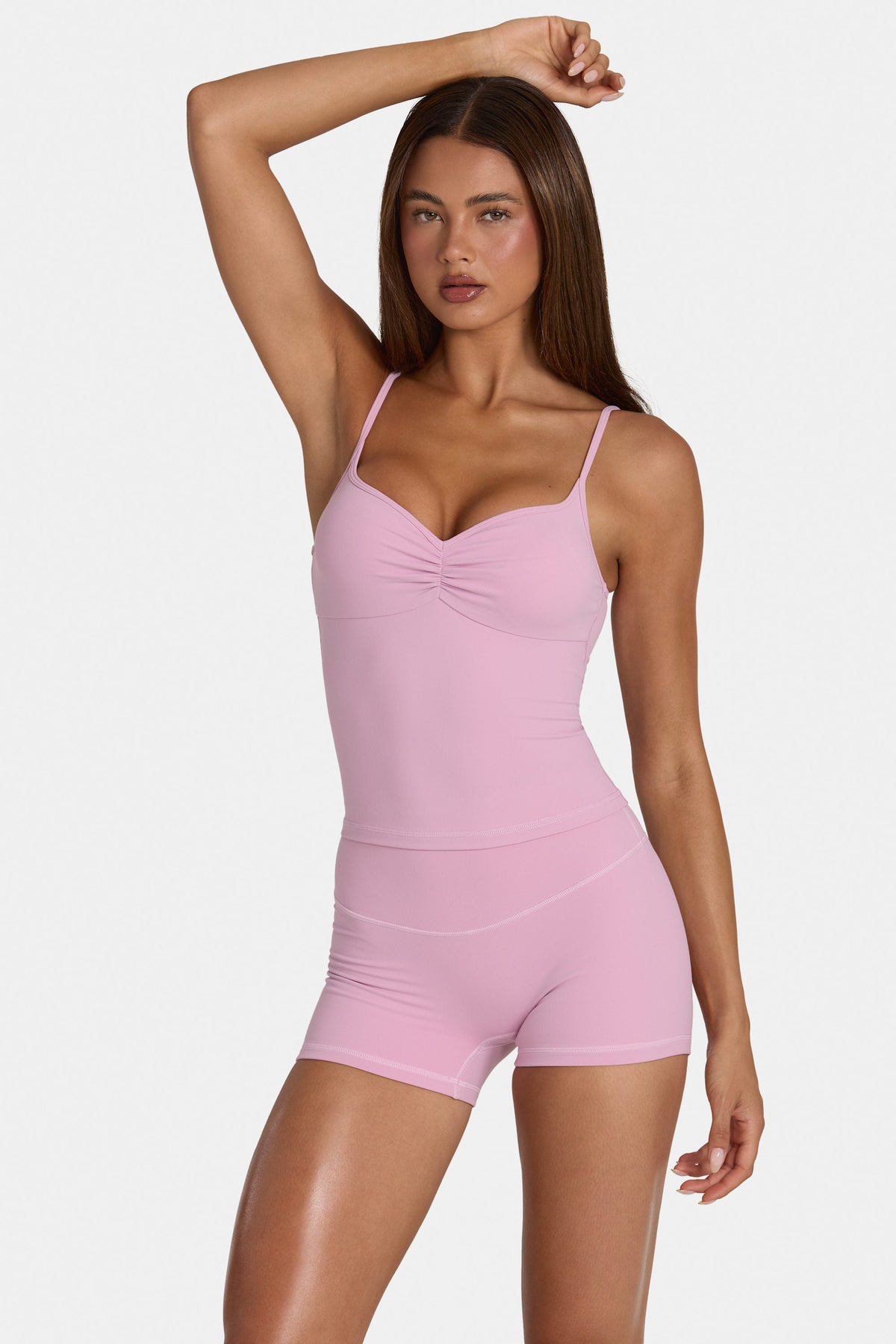 Chic Soft Active Tank Top in Sweet Pink