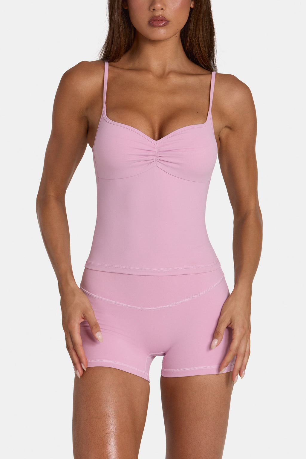 Chic Soft Active Tank Top in Sweet Pink