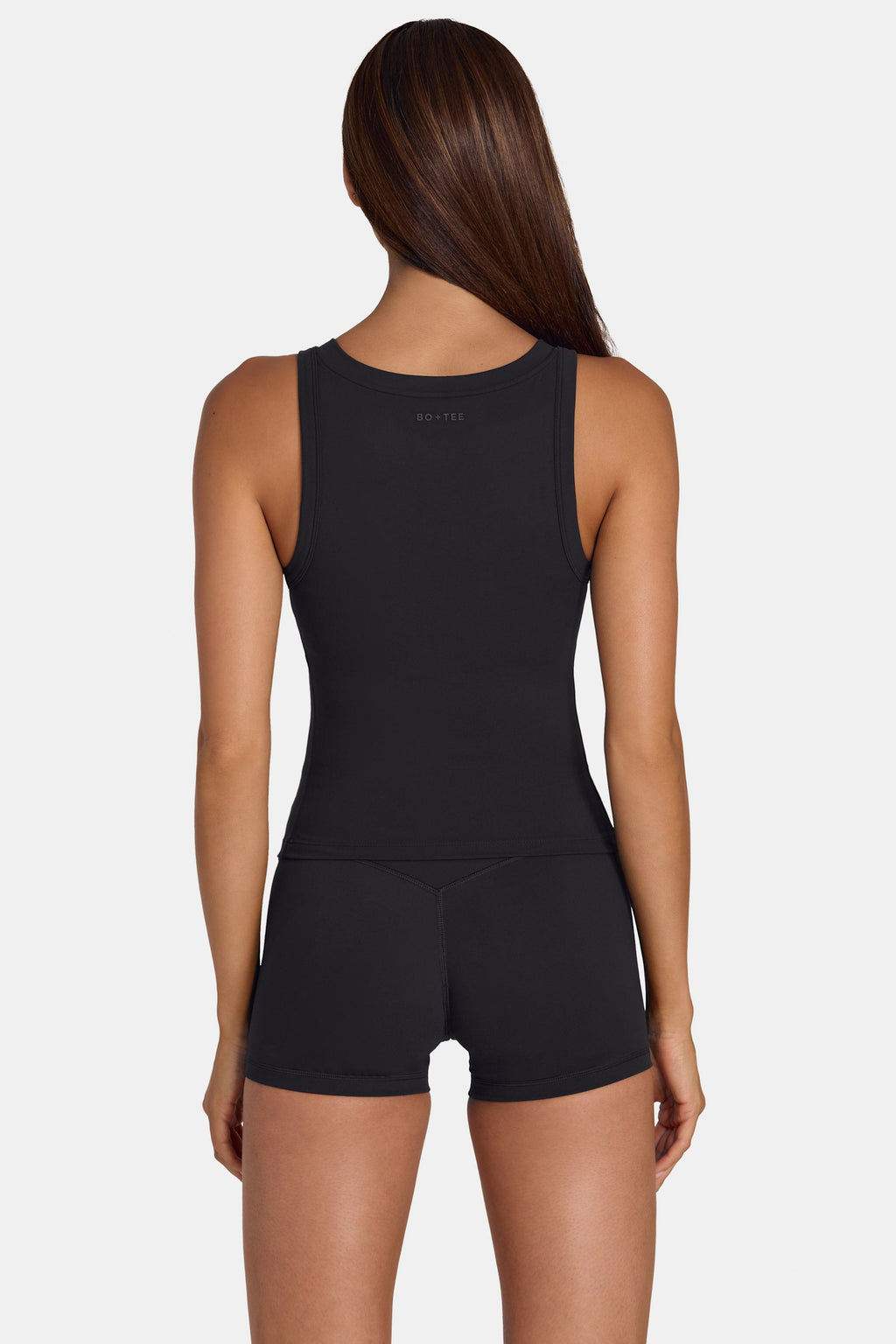 Chic Soft Active Tank Top in Black