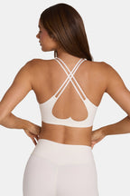 Chic Soft Active Low-Impact Sports Bra in Coconut