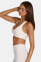 Chic Soft Active Low-Impact Sports Bra in Coconut