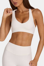 Chic Soft Active Low-Impact Sports Bra in Coconut