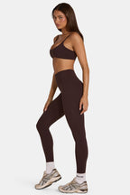 Chic Soft Active Full-Length Leggings in Espresso