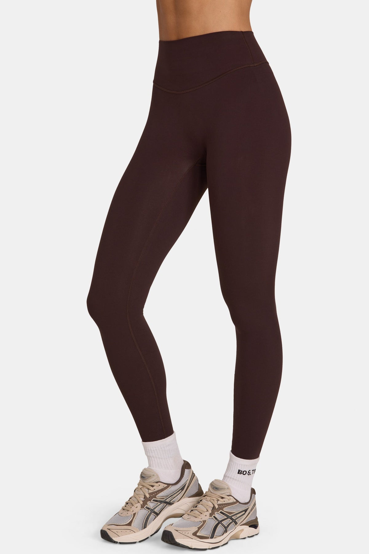 Chic Soft Active Full-Length Leggings in Espresso