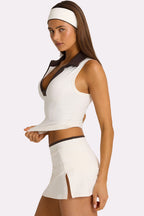 Chic Soft Active Mini Skort in Coconut