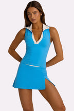 Chic Soft Active Mini Skort in Electric Blue