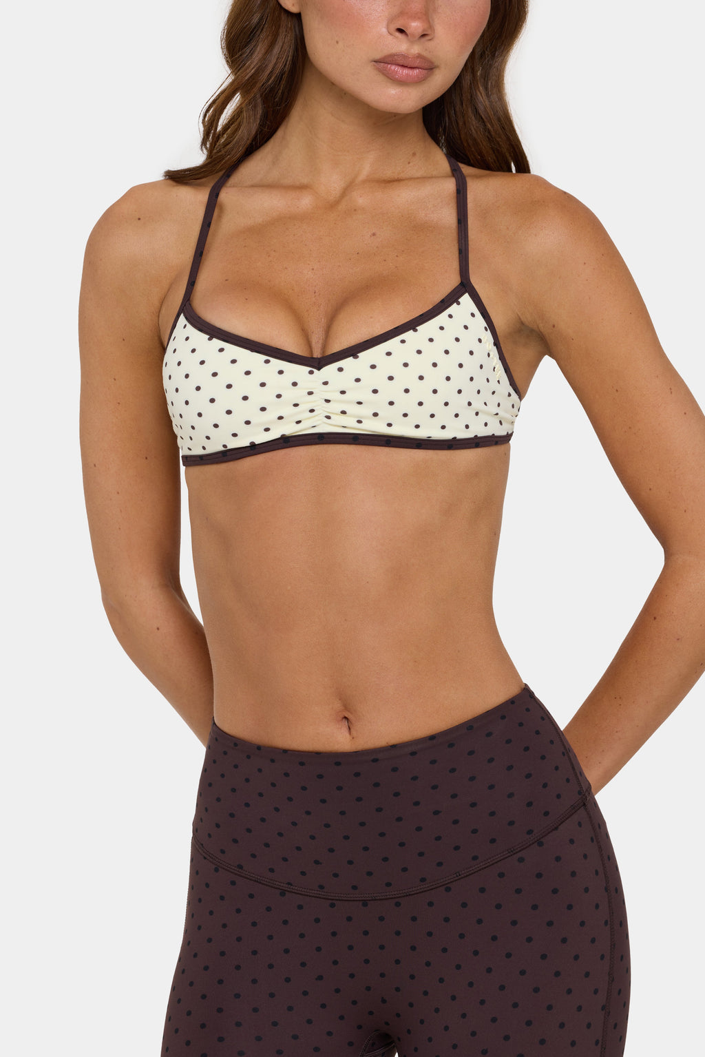 Chic Soft Active Low-Impact Sports Bra in Cookie Butter