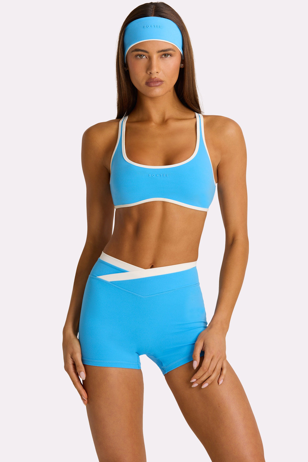 Chic Soft Active Sports Bra in Electric Blue