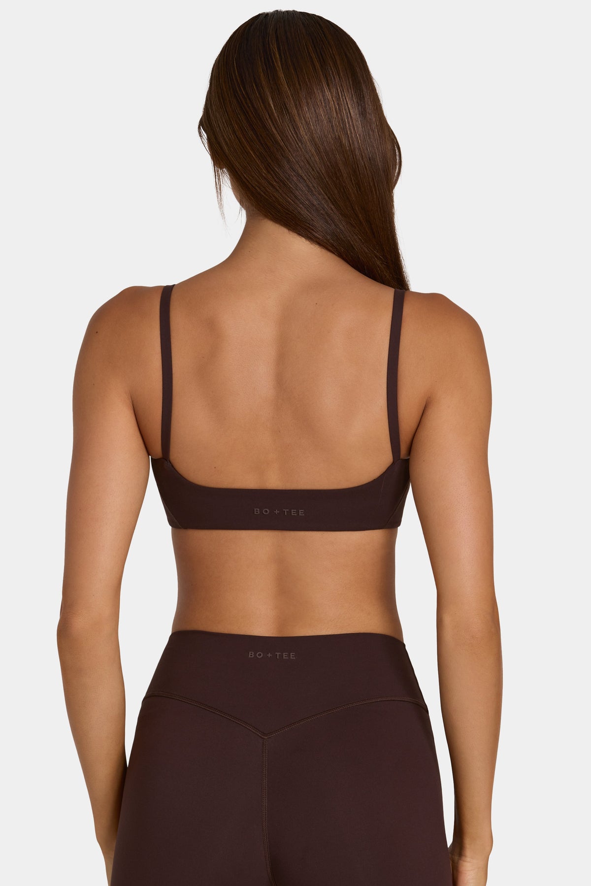 Chic Soft Active Low-Impact Sports Bra in Espresso