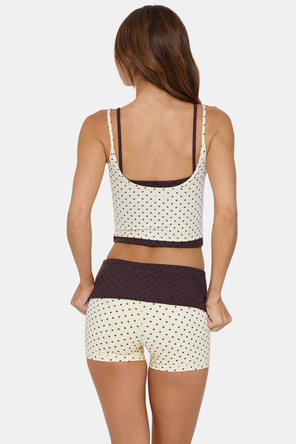 Chic Soft Active Double-Layer Tank Top in Cookie Butter