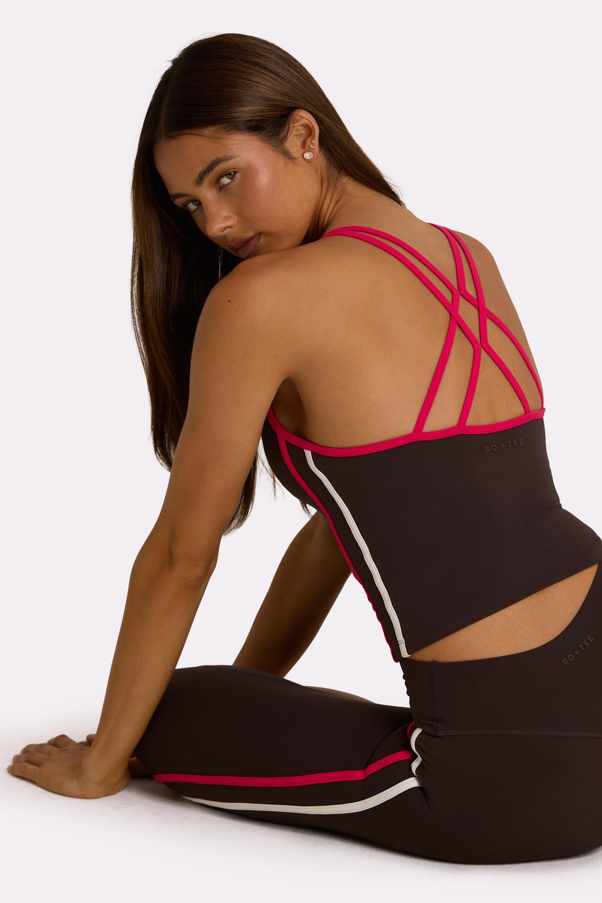 Chic Soft Active Tank Top in Truffle