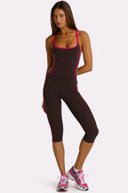 Chic Soft Active Tank Top in Truffle